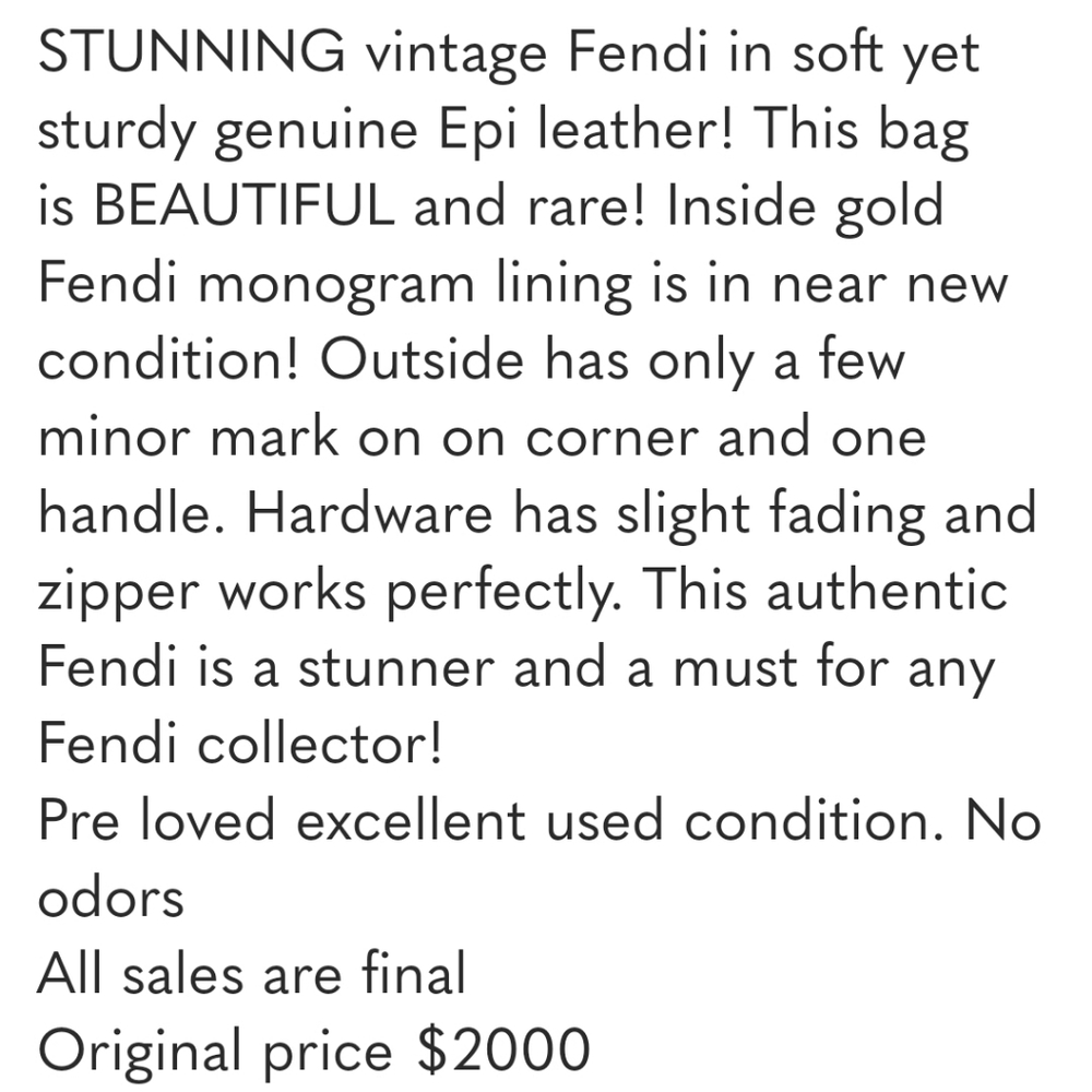 Fendi Black Leather Handbag with Gold Accents - Picture 12 of 12